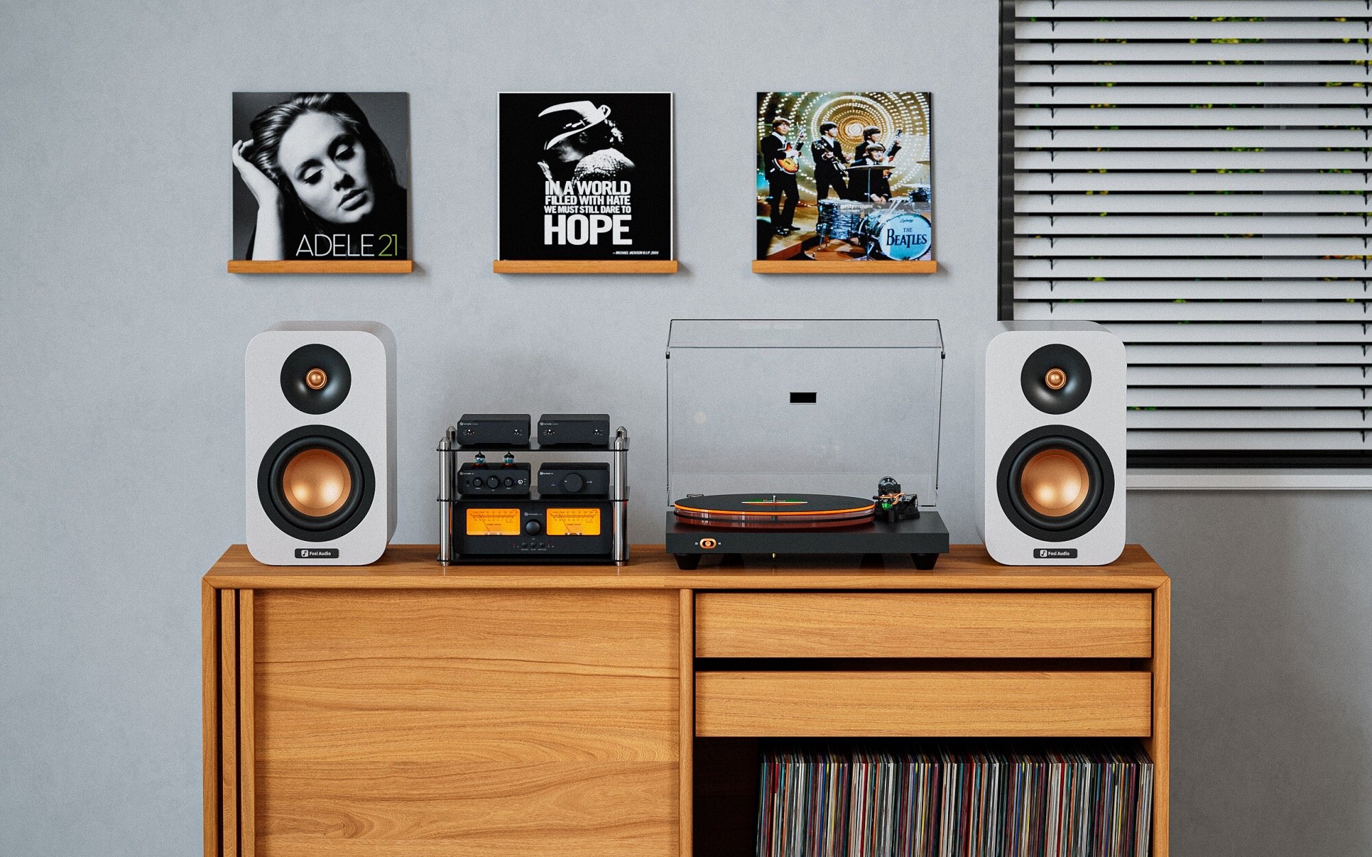 Fosi Audio Luna 3 黑膠唱盤